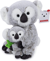 GUND Zozo The Koala Bear with Joey Plush, Stuffed Animal for Ages 1 and Up, Gray/White, 10”